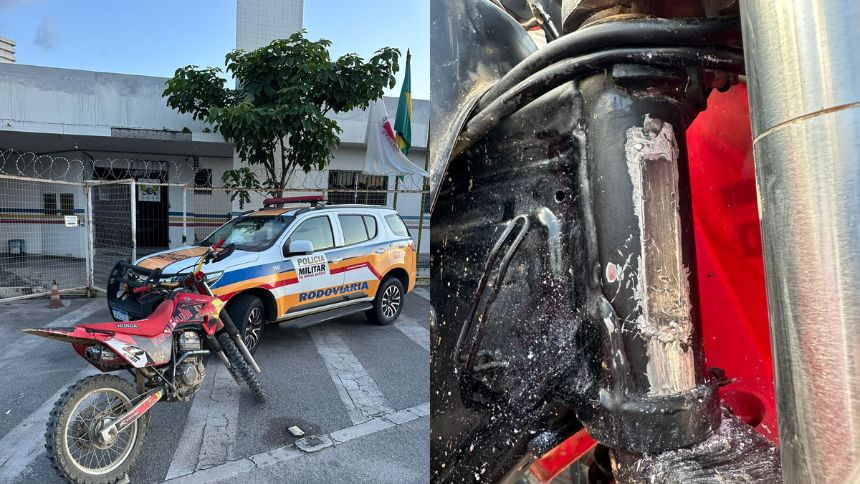 Homem é preso com moto adulterada em carretinha na MG-050, em Divinópolis