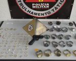 Ladrão assalta joalheria, tenta fugir pela linha férrea e é preso em Betim