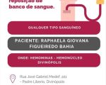 Raphaela Giovana precisa de doadores de sangue