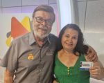 Ganhadora do Roletrando, Wanda do Lagoa dos Mandarins retirou o seu prêmio no programa Jorge Neto