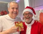 Vovô Noel, Jorge Neto, presenteando o patrão