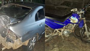 Motociclista fica gravemente ferido ap&oacute;s acidente na MG-260, em Cl&aacute;udio