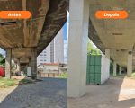 Viaduto do Esplanada passa por recuperação estrutural com acompanhamento técnico da Prefeitura