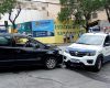 Carro da Settrans se envolve em acidente no Centro de Divinópolis