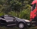 Casal é vítima de acidente na BR-494, em Divinópolis; homem foi socorrido em estado grave