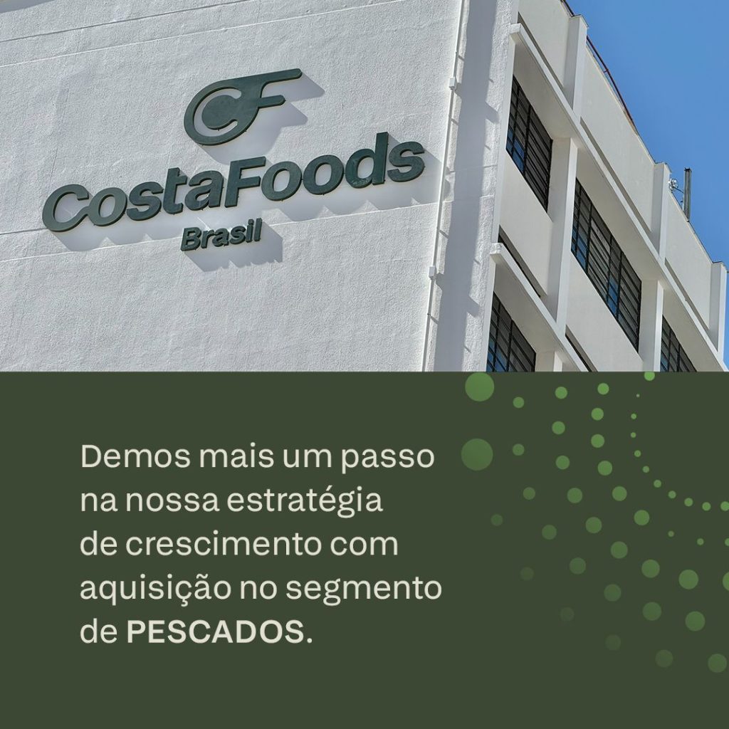 CostaFoods Brasil anuncia aquisi&ccedil;&atilde;o da DB Lemes Pereira LTDA e fortalece sua estrat&eacute;gia de expans&atilde;o industrial