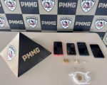 PM prende quatro pessoas por tráfico de drogas em Lagoa da Prata