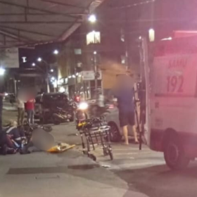 Colisão entre carro e moto deixa motociclista ferido em Itaúna
