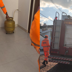 Vazamento de Gás em apartamento no Centro de Formiga mobiliza Corpo de Bombeiros
