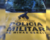 PMR apreende arma e munições na MG-170, em Lagoa da Prata
