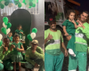 Criança de 3 anos emociona com homenagem aos coletores da limpeza urbana de Divinópolis