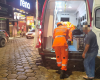 Idosa sofre fratura na perna após queda em calçada em Formiga