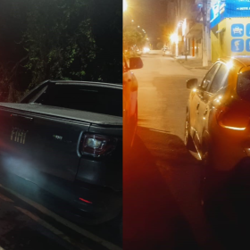 Quadrilha tenta fugir da Polícia e bate com carro em poste em Ermida