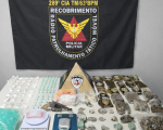 Formiga: Foragido da Justiça é preso com grande quantidade de drogas