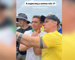 Eduardo Azevedo se reúne com Nikolas Ferreira em caminhada rumo a Brasília