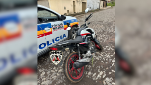 PM prende acusado de furto e recupera moto em Divinópolis