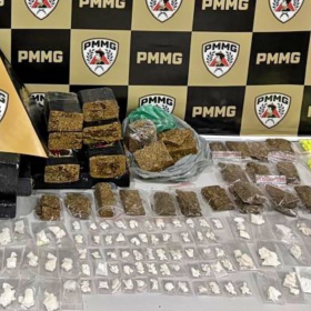 PM apreende arma e drogas após tentativa de homicídio em Nova Serrana