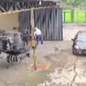 Veja vídeo: Caminhonete é roubada em assalto à mão armada em Divinópolis