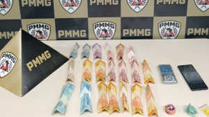 Homem &eacute; preso por tr&aacute;fico de drogas em Lagoa da Prata