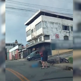 Divinópolis: Acidente é registrado na av. Brigadeiro Cabral no bairro Nossa Senhora das Graças