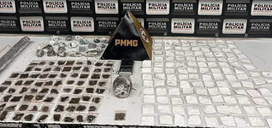 Homem é preso com grande quantidade de maconha e cocaína no Dona Rosa, em Divinópolis