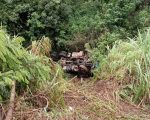 Caminhão capota e motorista morre na BR-262, em Juatuba