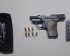 Motorista de BMW é preso com arma na cintura durante blitz no Barreiro
