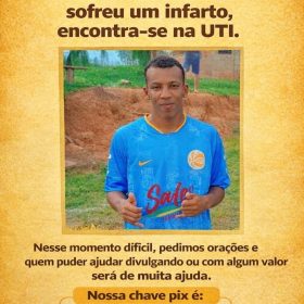 Campanha solidária mobiliza São Gonçalo do Pará para ajudar atleta internado após infarto