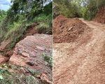 MG-235 é liberada em menos de 24 horas após erosão entre Serra da Saudade e São Gotardo