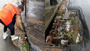Prefeitura alerta que descarte irregular de lixo contribui para alagamentos em Divin&oacute;polis