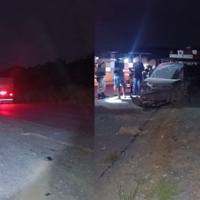 Arcos: Acidente entre carreta e carro na MG-170 deixa feridos