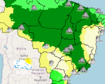 Sábado será de céu nublado e pancadas de chuva em Divinópolis