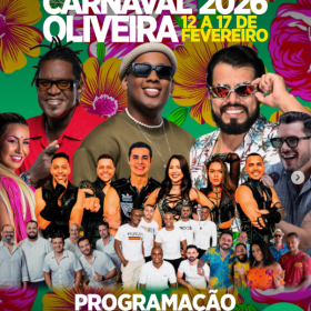 Carnaval de Oliveira 2026 começa nesta quinta-feira com desfile, blocos e shows