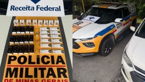 Casal &eacute; preso com emagrecedores e anabolizantes na MG-050, em Pimenta