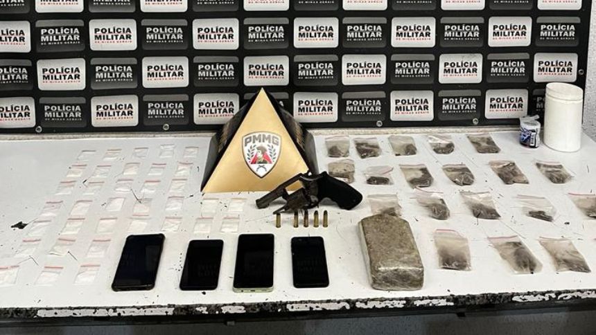 Dupla é presa com drogas no Ipiranga, em Divinópolis; um dos envolvidos é acusado de agiotagem