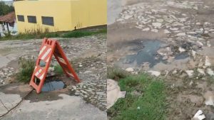 Esgoto a céu aberto causa transtornos no bairro São João de Deus, em Divinópolis