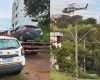 Homem é preso após perseguição com helicóptero pelas ruas de Divinópolis