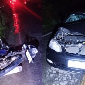 Motociclista morre após batida de frente com carro em São Sebastião do Oeste