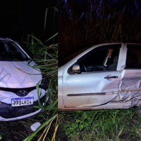 Motorista bêbado fica ferido após bater na traseira de carro na BR-494, em Divinópolis