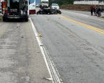 Colisão entre carro e moto mobiliza equipes de resgate na BR-494