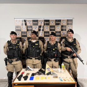 Carnaval sem folia para o crime: PM surpreende dupla armada em Pitangui
