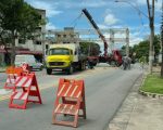 Avenida Paraná é preparada para o Pré-Carnaval do Divino