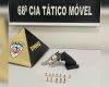 PM prende homem por porte ilegal de arma e disparo em via pública em Nova Serrana