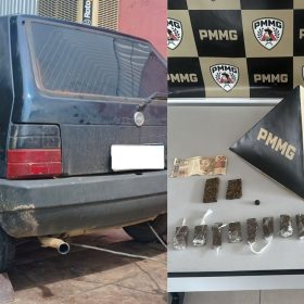 Opera&ccedil;&atilde;o da PM termina com dois presos por homic&iacute;dio e apreens&atilde;o de drogas em Nova Serrana