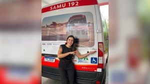 Deputada Lohanna entrega van de 351 mil ao SAMU por meio de emenda parlamentar