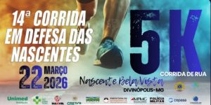 Estão abertas as inscrições para 14ª Corrida em Defesa das Nascentes