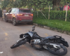 Motociclista fica em estado grave após acidente com carro em Pará de Minas
