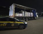 PRF apreende carga irregular de whisky, gin e licor na BR-381, em Betim