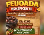 Feijoada Solidária em Apoio à Mirian Cristina, Presidente da Associação Laços e Abraços