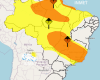 Previsão de sábado nublado e com pancadas de chuva em Divinópolis